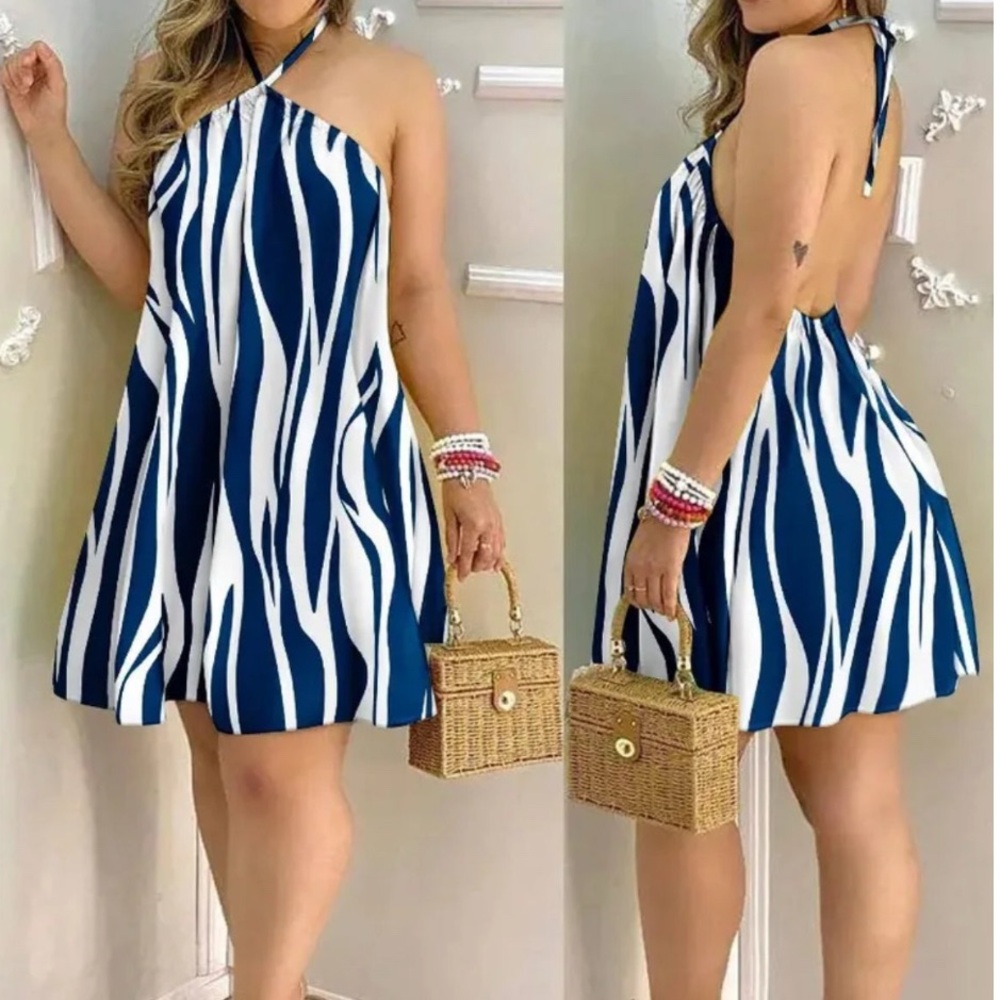 Women’s stripe chic dress